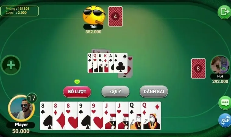 Cách Chơi Tiến Lên Miền Nam Nhà Cái Bubet Hấp Dẫn Nhất 2025 2 Bàn chơi Tiến Lên Miền Nam Nhà Cái Bubet