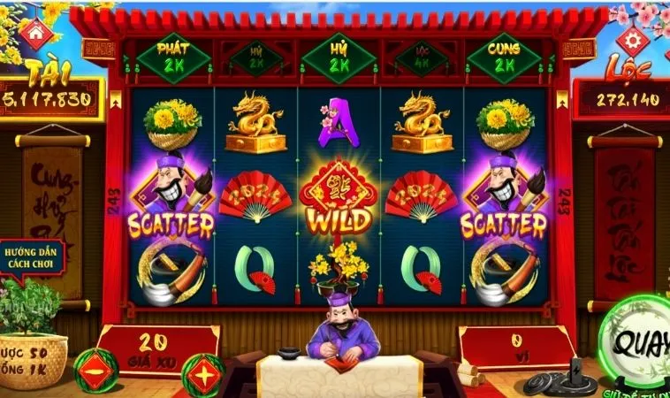 Hướng Dẫn Cách Chơi Nổ Hũ Ông Đồ Tại BuBet Dễ Thắng Nhất 2 Các biểu tượng trong game nổ hũ Ông Đồ tại BuBet