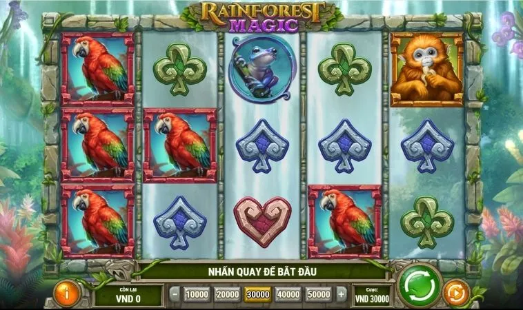 Săn Thưởng Lớn Với Nổ Hũ Rừng Xanh Tại BuBet Hấp Dẫn 2 Giao diện chơi Nổ Hũ Rừng Xanh tại BuBet