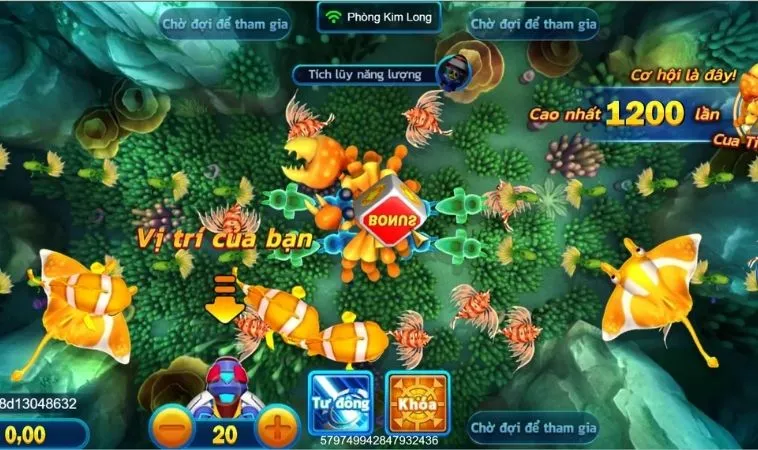 Cách Chơi Thợ Săn Cá Tại BuBet Thắng Lớn Dễ Dàng 2025 2 Giao diện chơi Thợ Săn Cá tại BuBet